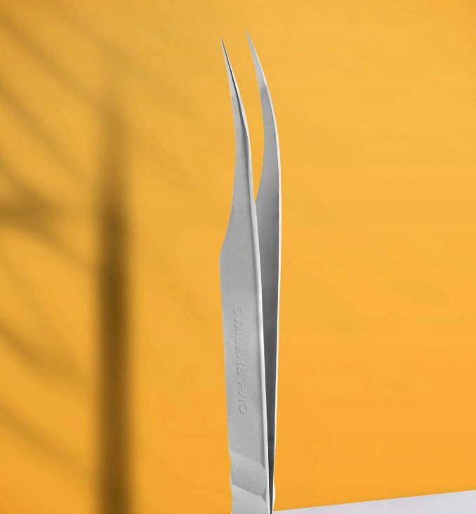 Empik STALEKS Pęseta do Rzęs EXPERT 40 TYPE 11 (wygięta)