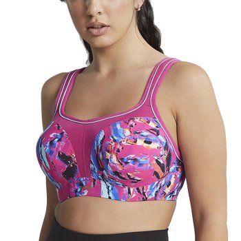 Stanik Panache Sport Wired Sports Bra Abstract Orchid Multikolor (5021A-Abstract-Orchi) - PANACHE