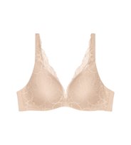 STANIK Push up BIUSTONOSZ Triumph KORONKA Body Make-Up Illusion Lace WP 85B Triumph