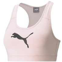 Stanik sportowy Puma Mid Impact 4Keeps Bra W 520304 (kolor Różowy, rozmiar L)
