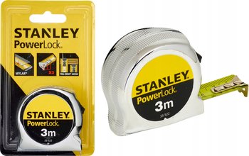 STANLEY 33-522 MIARA ZWIJANA POWERLOCK MICRO 3m - STANLEY BLACK&DECKER POLSKA SP. Z O. O.