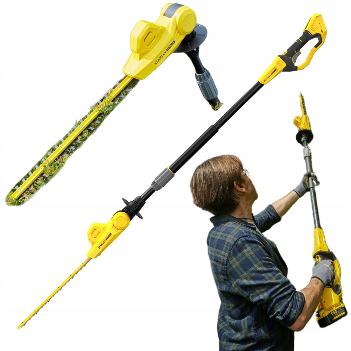 Stanley Stanley Akumulatorowe Nożyce Na Wysięgniku Do Żywopłotu 45Cm 18V Sfmcph845b