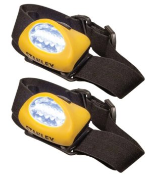 Stanley, Latarka czołowa, 5 LED, 2 szt. - Stanley