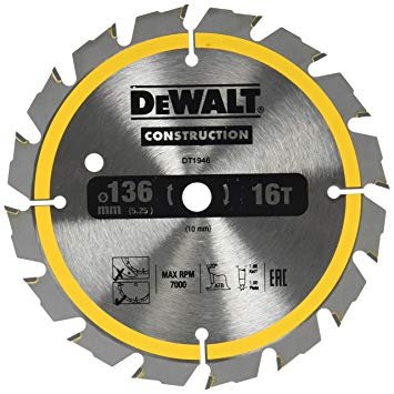 Stanley, Piła tarczowa DEWALT, 136x10 mm
