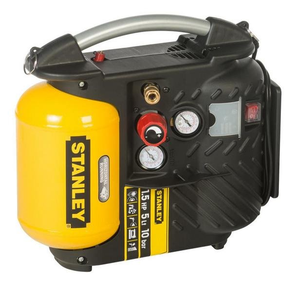 Stanley, Sprężarka Bezolejowa 230V, 1,5 km, 5 l