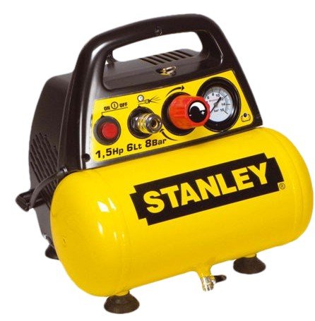 Stanley, Sprężarka Bezolejowa 230V, 1,5 km, 6 l C6BB34STN039