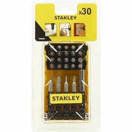 STANLEY ZESTAW KOŃCÓWEK 30el. + UCHWYT
