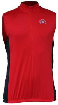 STANTEKS SR0040 koszulka rowerowa BEZRĘKAWNIK na rower czerwony L - Stanteks