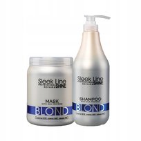 STAPIZ SLEEK LINE BLOND Szampon + Maska ZESTAW