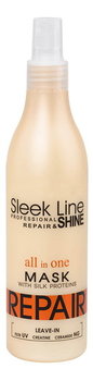 Stapiz Sleek line repair all in one mask odżywiająca maska do włosów w spray'u bez spłukiwania 300ml - Stapiz