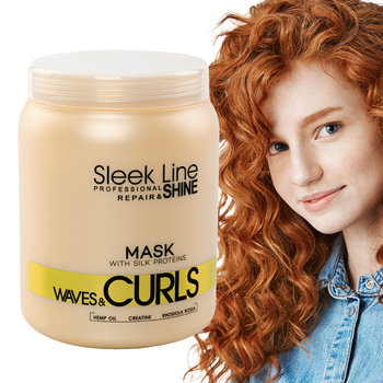 Stapiz, Sleek Line Waves&curls, Maska Do Włosów Falowanych I Kręconych, 1000ml - Stapiz