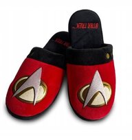 STAR TREK CZERWONE KAPCIE MĘSKIE Z APLIKACJĄ LOGO 42-45 J_A Inna marka