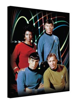 Star Trek Kirk, Spock, Uhura, Bones - obraz na płótnie - Pyramid Posters