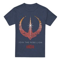 Star Wars: Andor T-Shirt Unisex Dla Dorosłych Join The Rebellion (L / Granatowy) Star Wars gwiezdne wojny