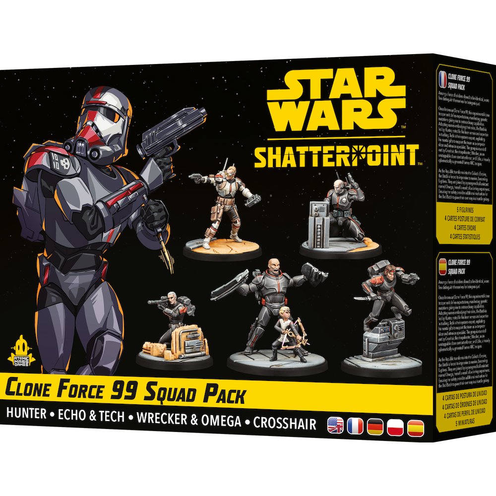 Star Wars: Shatterpoint - Jednostka klonów 99 - Parszywa zgraja, gra karciana, Rebel