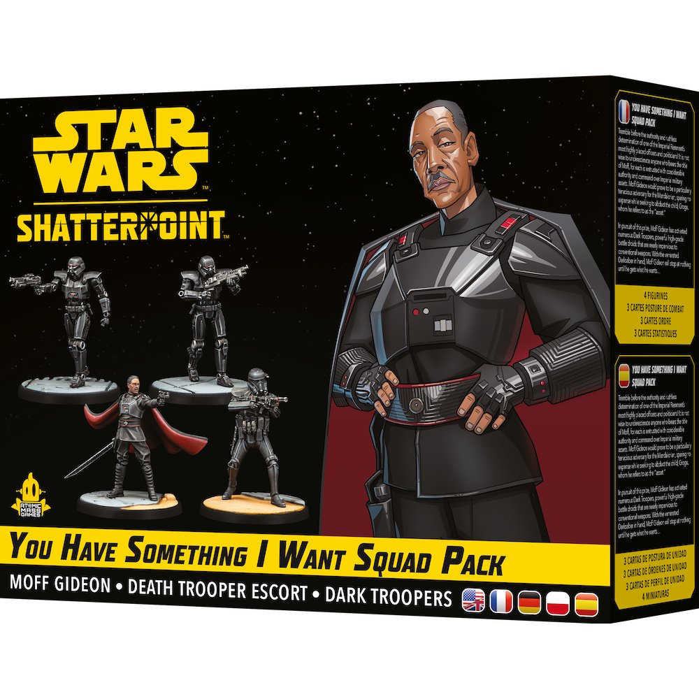 Star Wars: Shatterpoint - Macie tam coś, czego chcę - Moff Gideon, gra karciana, Rebel