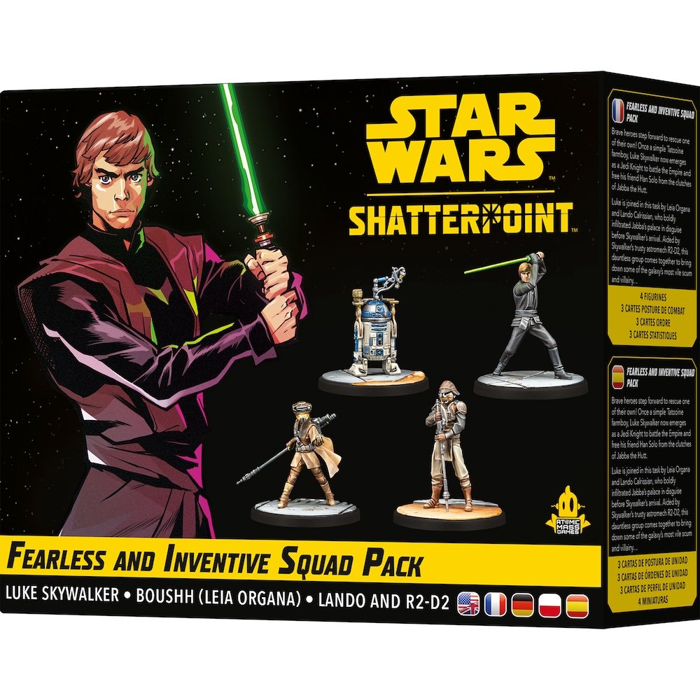 Star Wars: Shatterpoint - Nieustraszeni i pomysłowi: Luke Skywalker, gra karciana, Rebel