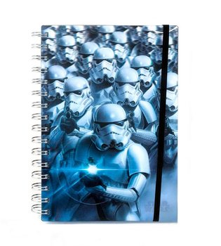 Star Wars Stormtroopers Notes A5 z okładką 3D 14,8x21 cm - Star Wars gwiezdne wojny