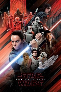Star Wars The Last Jedi (Red Montage) - plakat 61x91,5 cm - Pyramid Posters
