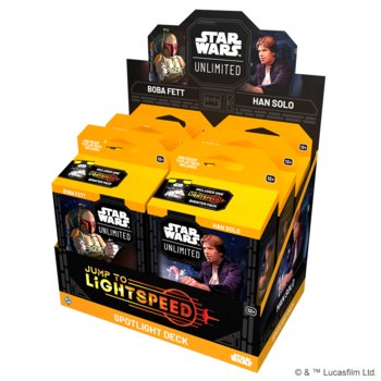 Star Wars: Unlimited Card Game - Jump to Lightspeed - Spotlight Deck Box (6) - Inny producent