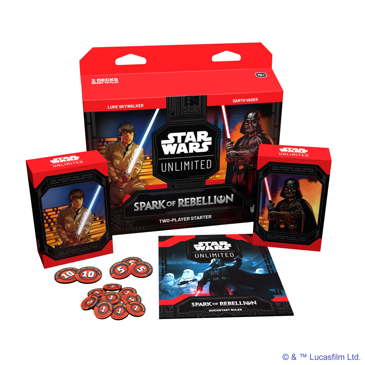 Star Wars Unlimited sparks of rebelion Two-Player Starter, gra planszowa, Fantasy Flight Games