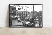 Stare zdjecie RAJD SAMOCHODOWY 1938r 70x50