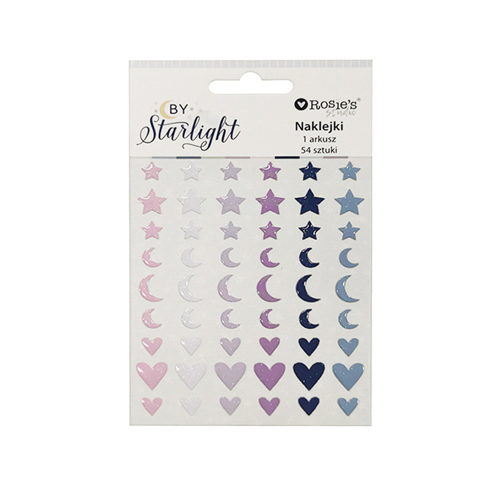 By Starlight Puffy Star Stickers - Rosie's Studio