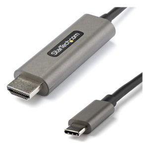 StarTech.com Kabel USB C na HDMI o długości 10 stóp (3 m) 4K 60 Hz z HDR10 — Ultra HD USB Type-C na 4K Kabel adaptera wideo HDMI 2.0b — USB-C na HDMI  - StarTech