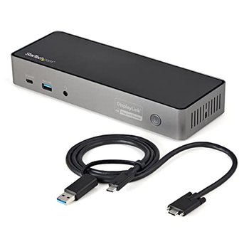 StarTech.com Stacja dokująca USB-C i USB-A - Stacja dokująca Híbrida Uniwersalna do monitorów DisplayPort i HDMI 4K de 60 Hz - Stacja dokująca - StarTech