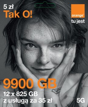 STARTER Orange 5 9900GB Zuza - Orange