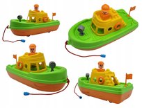 STATEK z LUDZIKIEM do wody, kąpieli, na plażę PŁYWA i JEŹDZI CIĄGANKA