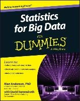 Statistics for Big Data For Dummies Anderson Alan, Consumer Dummies, Semmelroth David