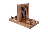 STATKI Bitwa Morska Drewniana–SOLIDNA Klasyczna Gra Strategiczna dla 2 osób, Engelhart