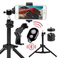 Statyw Oświetleniowy 47cm + Uchwyt na Smartfon + Głowica + Pilot BT