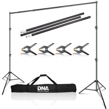 Statyw Stojak Do Tła Fotgraficznego 200X200Cm + Torba Udźwig Do 3Kg - DNA