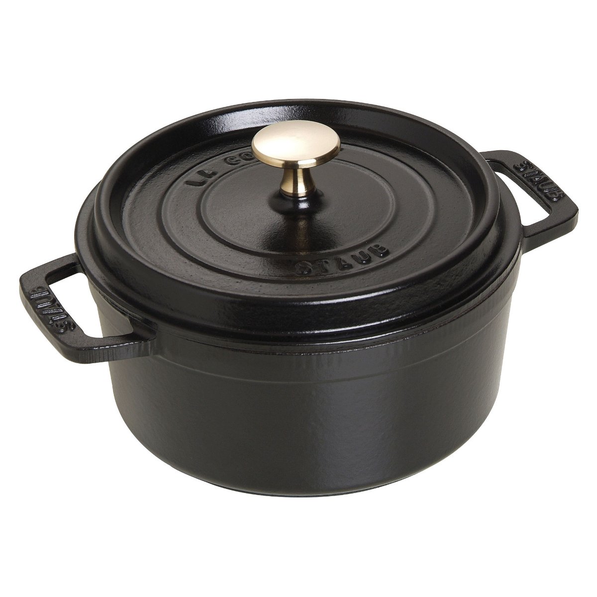 Staub Staub Czarny Garnek Żeliwny Okrągły 1.7 L,