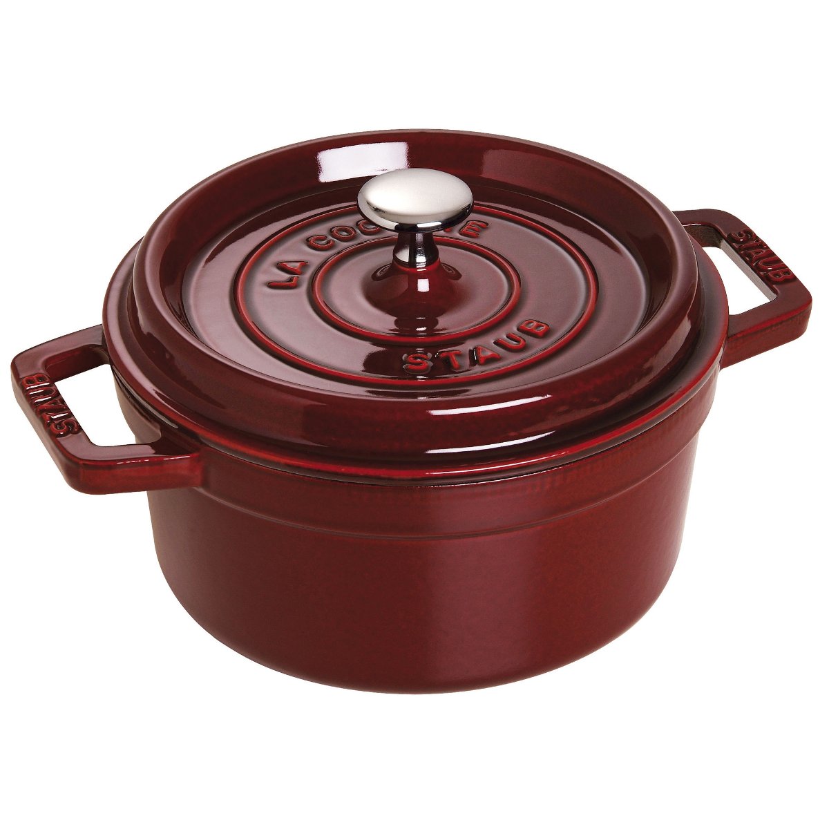 Staub Staub , Garnek Żeliwny Okrągły 1.7 L, Grenadynowy