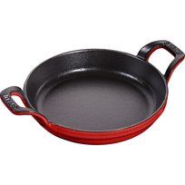 Staub, Okrągłe mini naczynie do pieczenia i zapiekania 16 cm, Czerwony