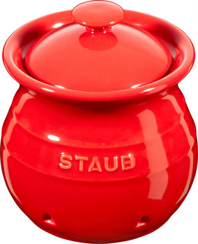 Staub Pojemnik do przechowywania czosnku Staub - 500 ml, Czerwony - Staub