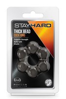 Stay Hard Thick Bead Cock Ring Black Inna marka