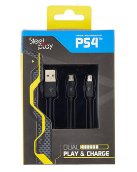 Steelplay Dual Play and Charge Cable USB - 2x Micro USB - 3m - SteelPlay