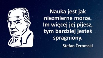 STEFAN ŻEROMSKI: CYTAT- WYCINANKA Z KARTONU standard - AKATJA