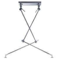 Stelaż do wiszącej lampy z regulacją Adam AZ1842 Azzardo na wysięgniku srebrny