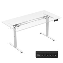 Stelaż elektryczny do biurka z regulacją wysokości Xeno 4.5, dwa silniki Biały