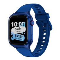 STELIO Smartwatch dla dzieci Junior 4G ST-SWJ101-NB granatowy SIM, GPS, SMS, SOS, wideorozmowy, wodoodporny
