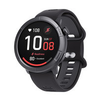 STELIO Smartwatch sportowy Activ Pro AI 46mm GPS Czarny Tytan
