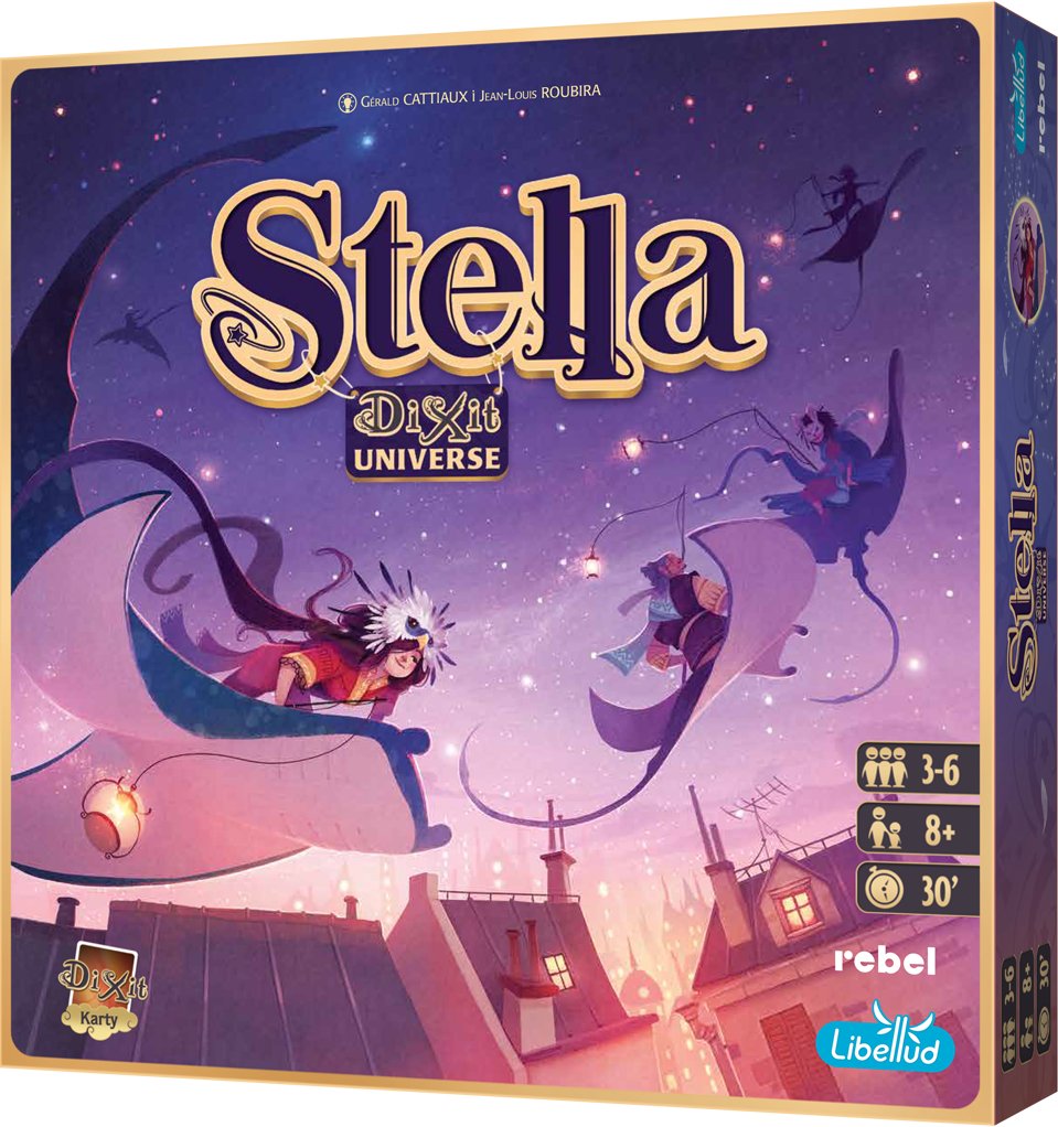 Stella: Dixit Universe, Edycja polska, gra planszowa, Rebel