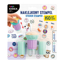 Stempel naklejkowy, 150 sztuk, Kidea KIDEA