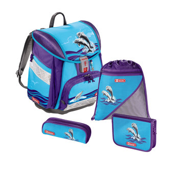 Step by Step, zestaw szkolny, 4 elementy, Happy dolphins - Step by Step