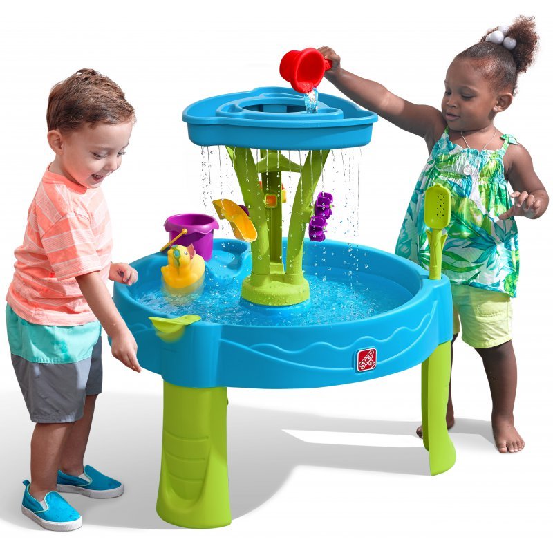 Step2, stół wodny z deszczową wieżą